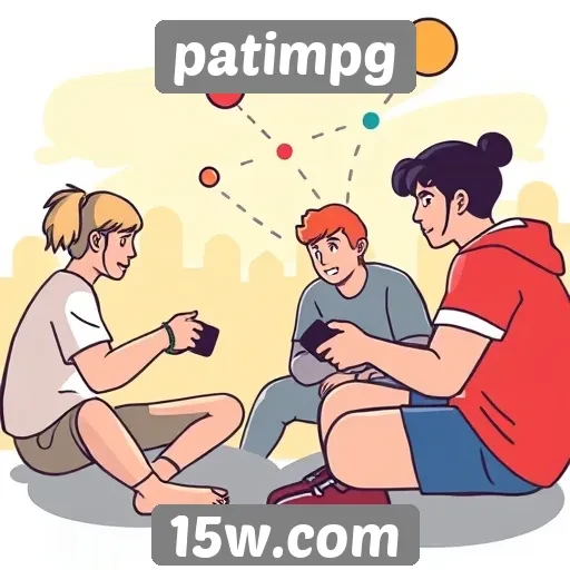Como a comunidade de jogadores interage no patimpg